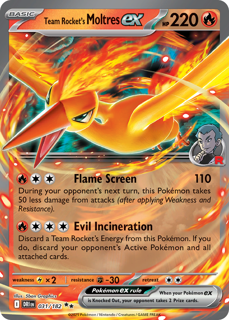Team Rocket's Moltres ex #31