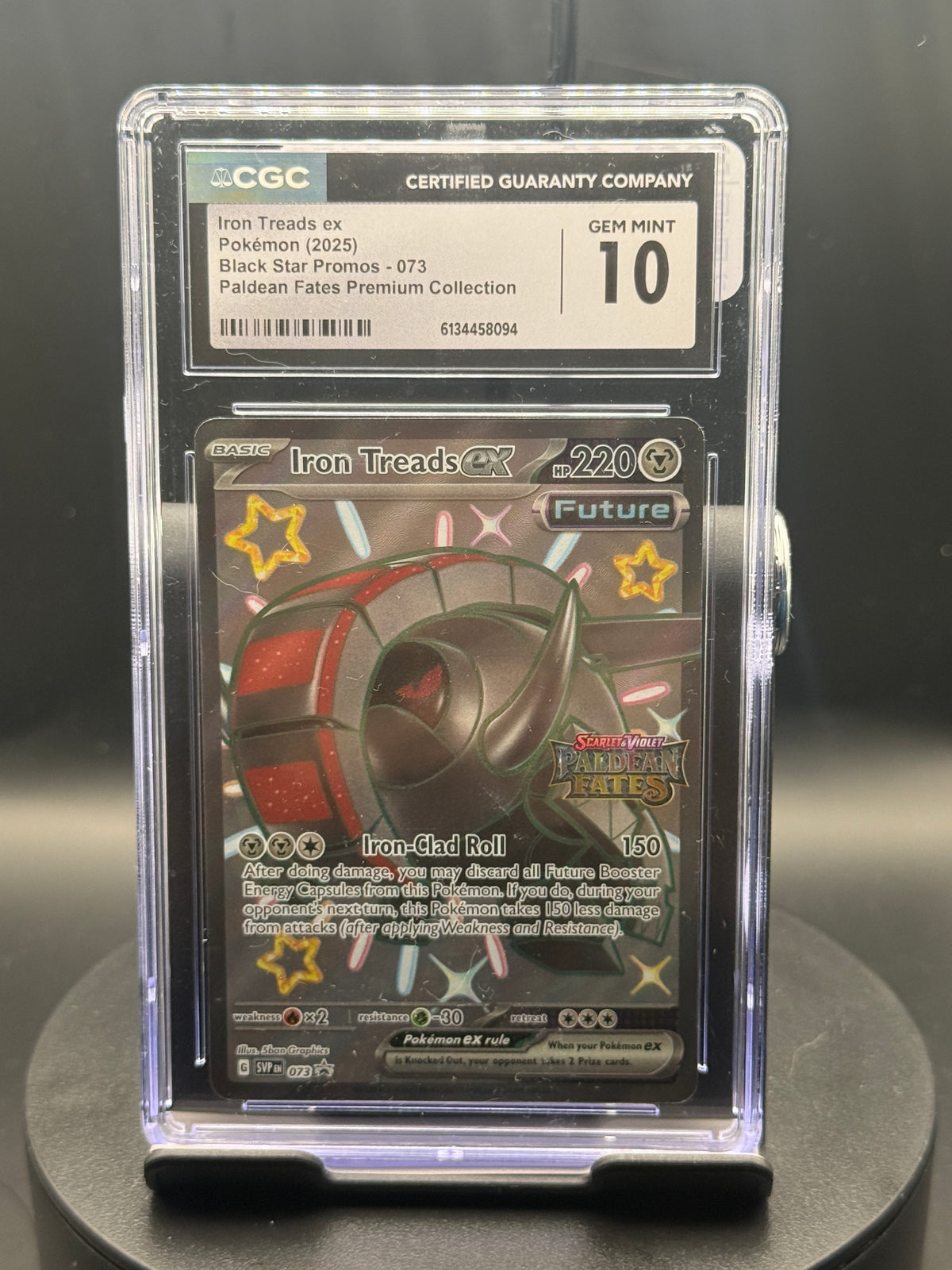 Iron Treads ex #073 — Scarlet & Violet Black Star Promos — CGC 10