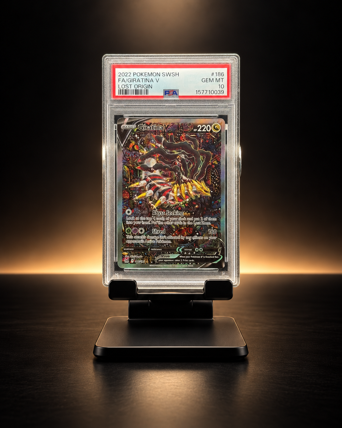 Giratina V #186 — Lost Origin — PSA 10