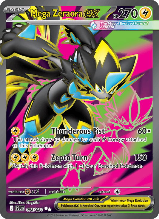Mega Zeraora ex #098