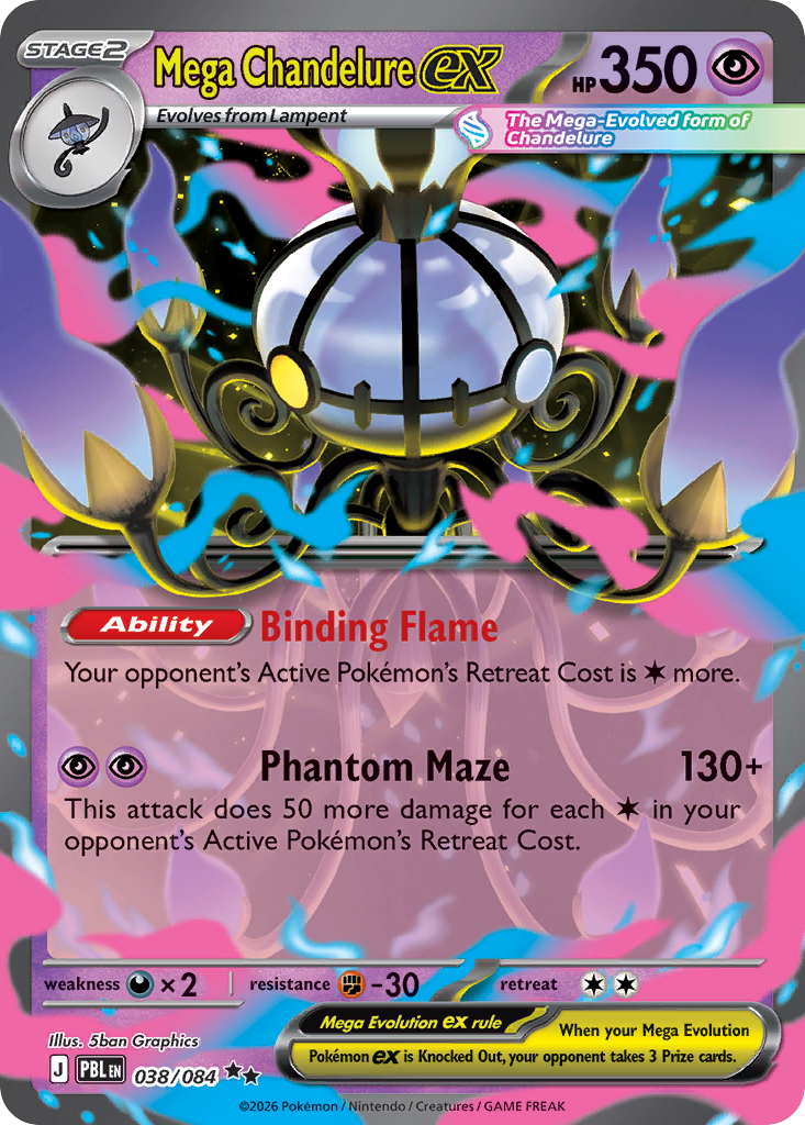 Mega Chandelure ex #38