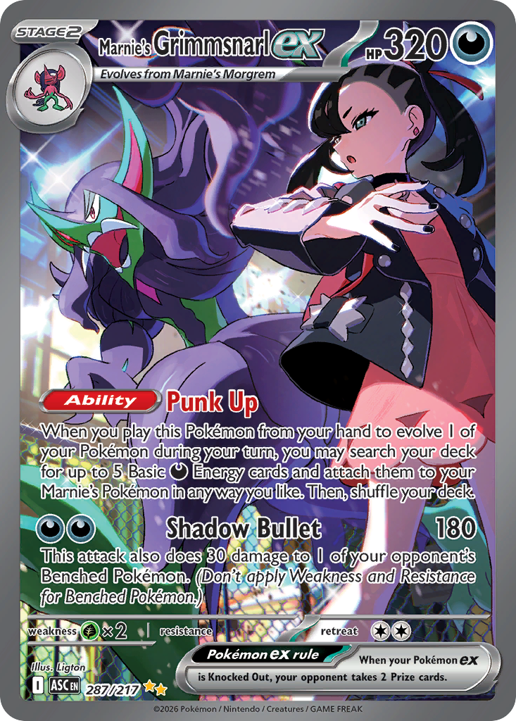 Marnie's Grimmsnarl ex #287