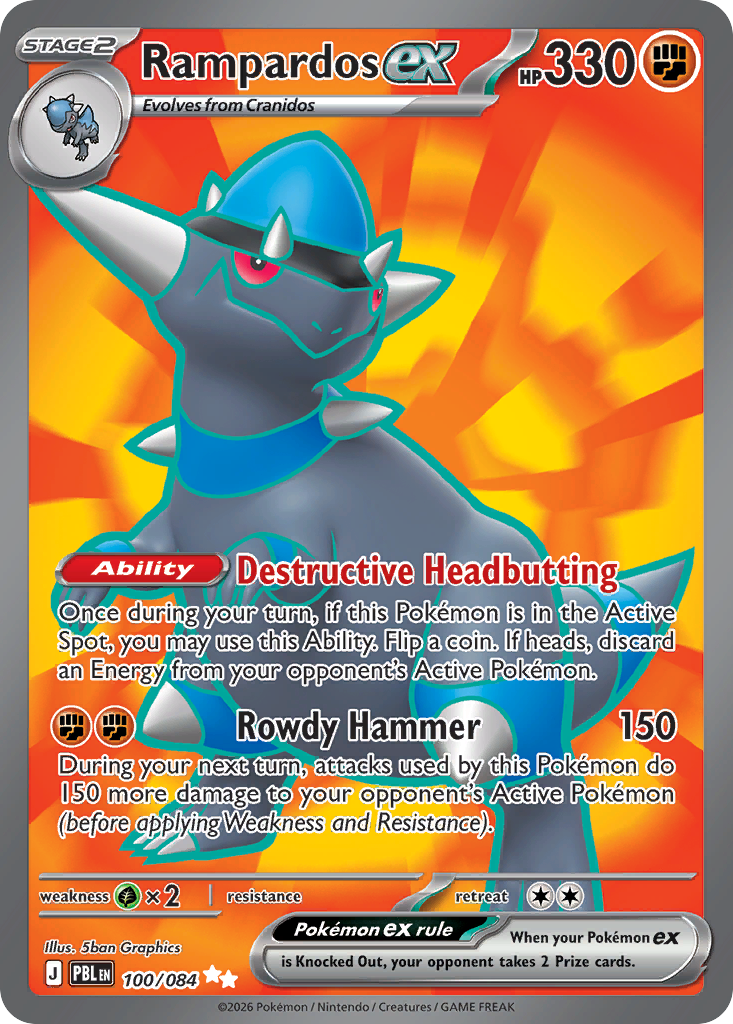 Rampardos ex #100