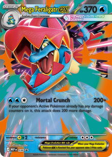 Mega Feraligatr ex #036 — Mega Evolution Black Star Promos Holo — NM