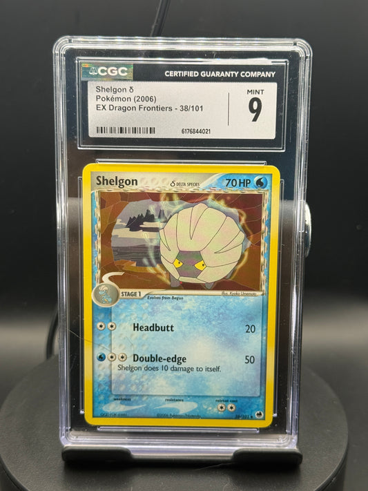 Shelgon δ #38/101 — EX Dragon Frontiers — CGC 9
