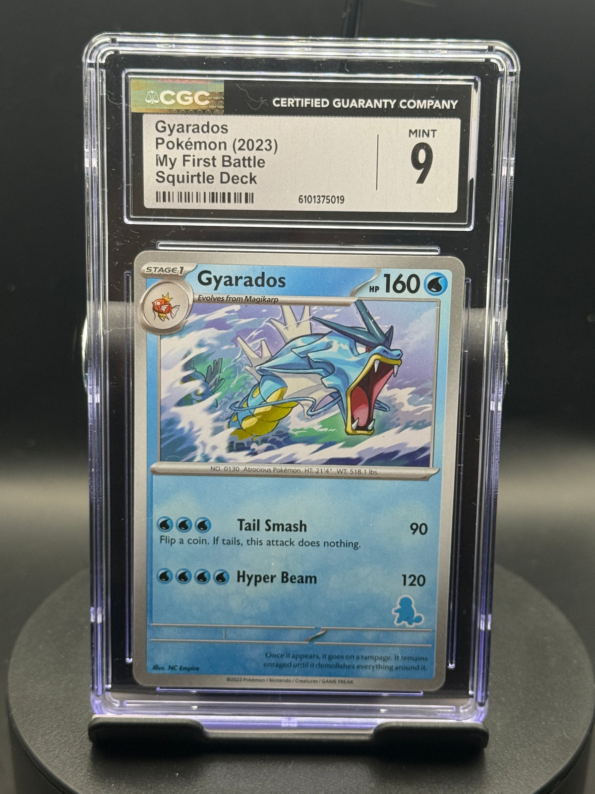 Gyarados — My First Battle Squirtle Deck — CGC 9