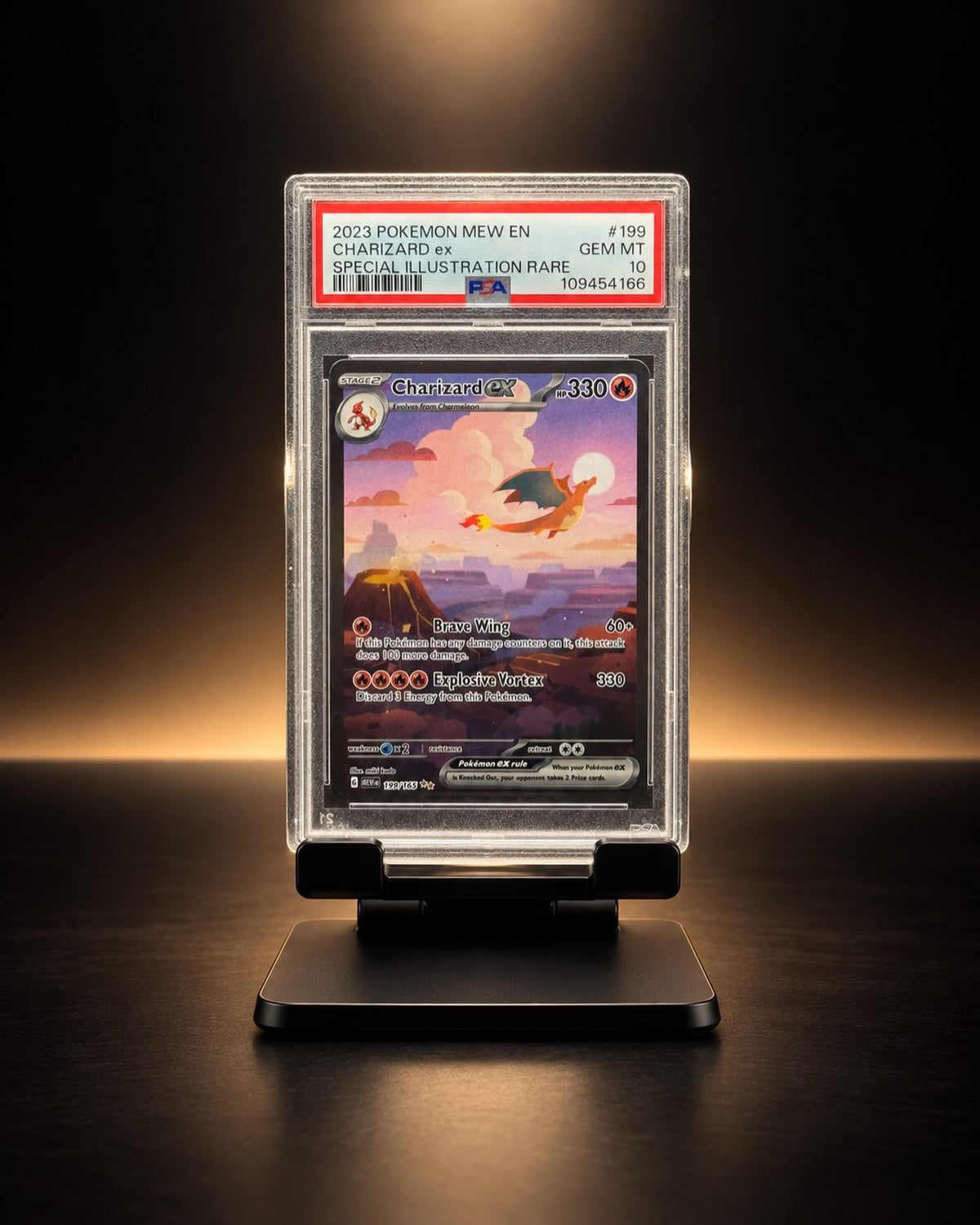 Charizard ex #199 — 151 — PSA 10