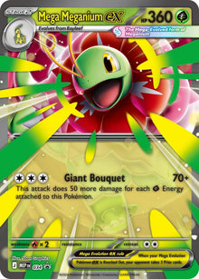 Mega Meganium ex #034 — Mega Evolution Black Star Promos Holo — NM