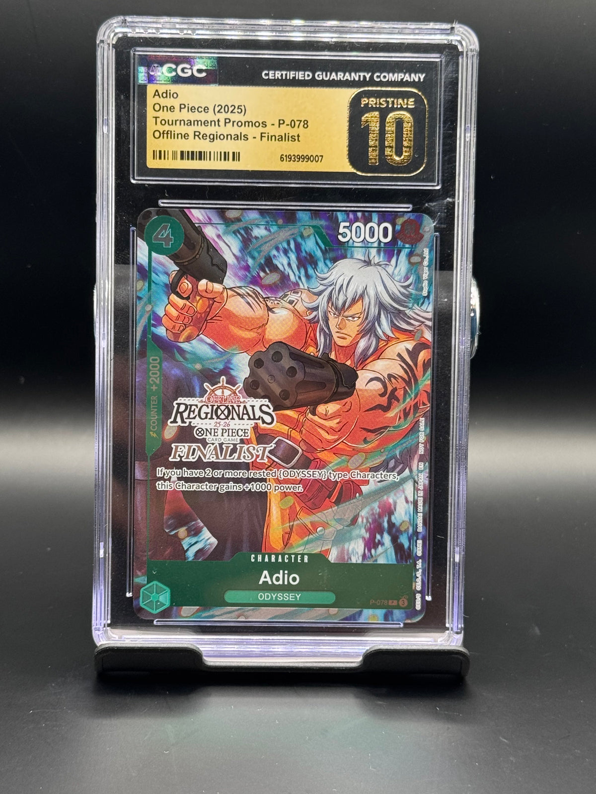Adio #P-078 — Promotion Cards — CGC 10