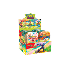 Vibrant Paldea Mini Tin Collection Display
