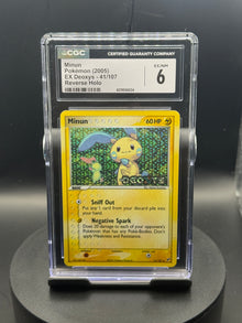Minun #41/107 — EX Deoxys — CGC 6