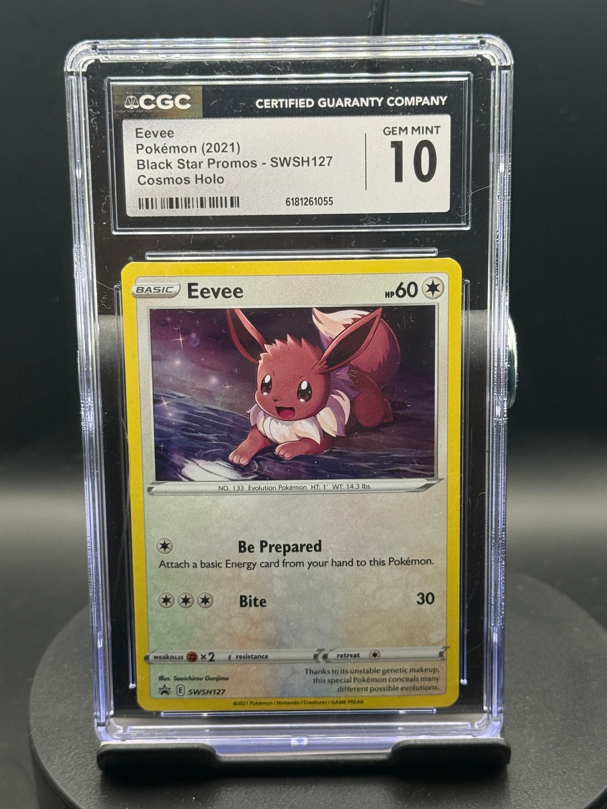 Eevee #SWSH127 — SWSH Black Star Promos — CGC 10