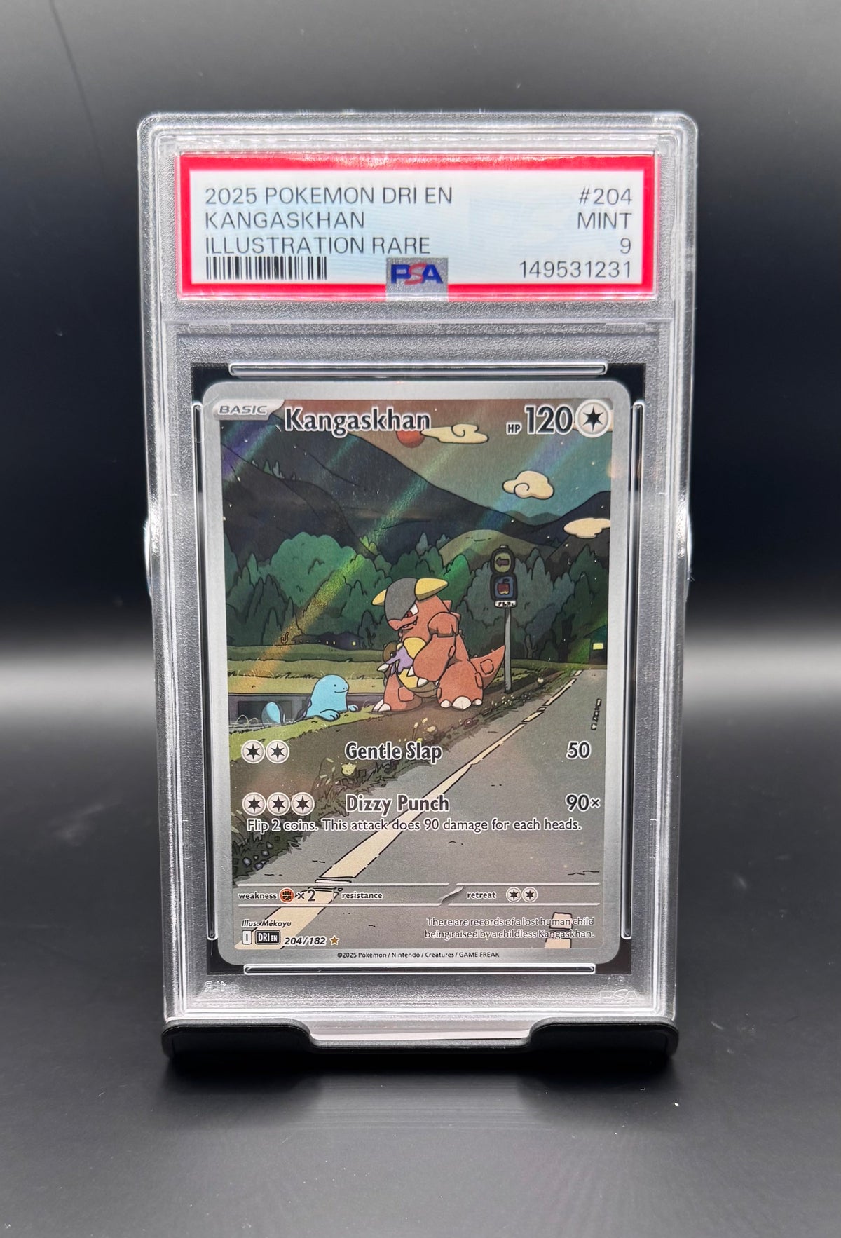 Kangaskhan #204 — Destined Rivals — PSA 9
