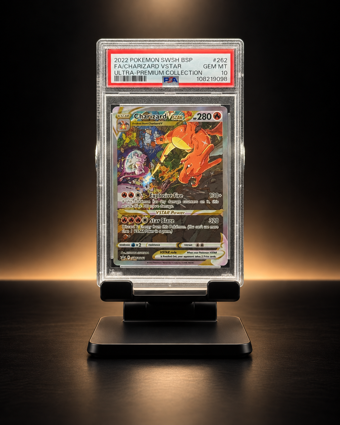 FA/Charizard VSTAR #262 — SWSH Black Star Promos — PSA 10